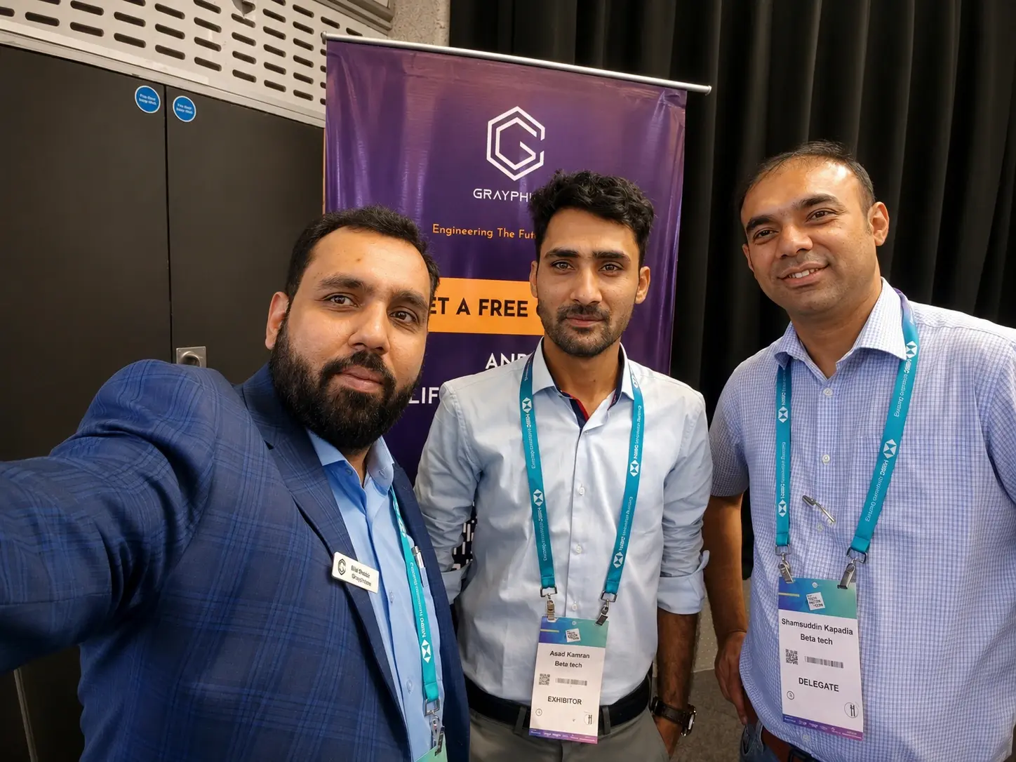 Grayphite meeting visitors at Booth 3B5 during London Tech Week 2023