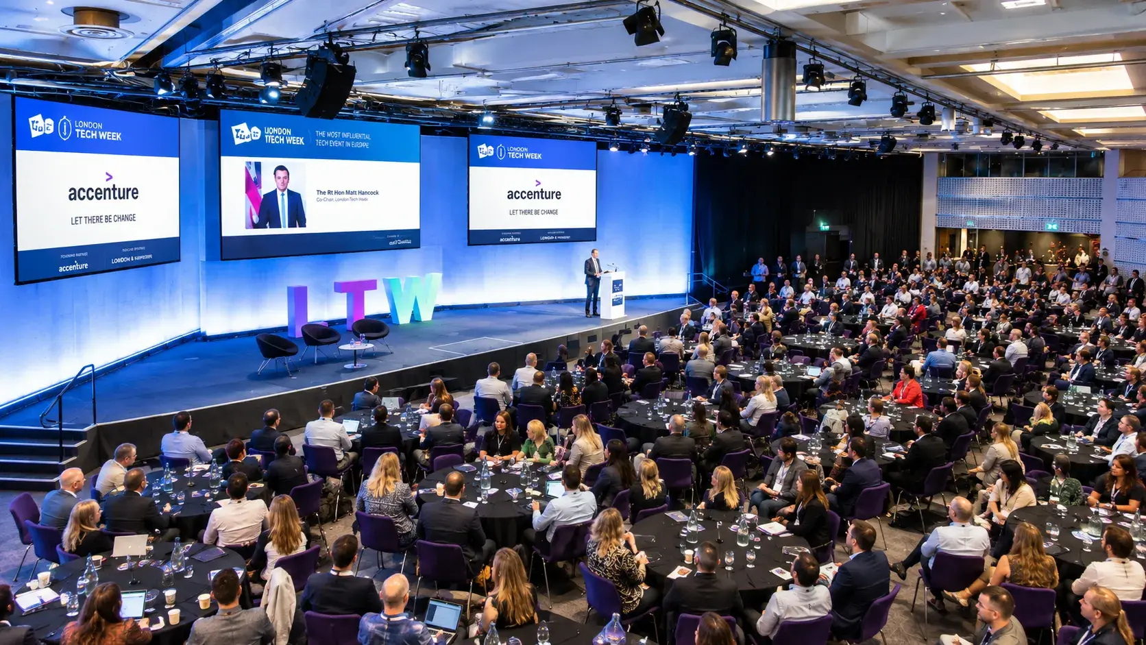 Main stage session at London Tech Week 2023