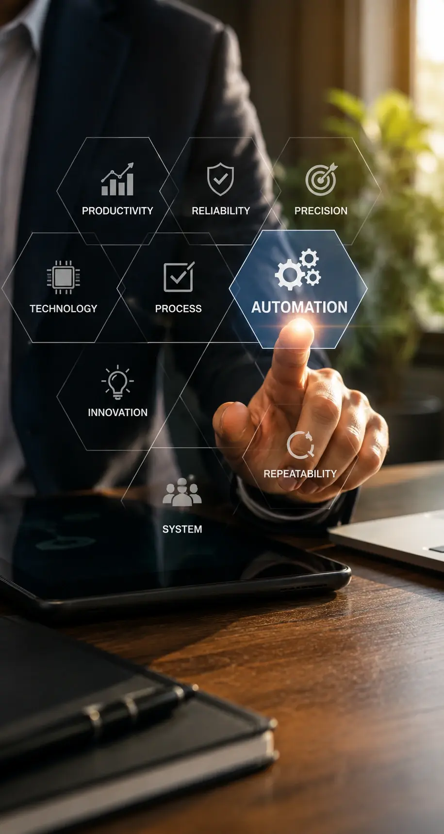 Team collaborating with AI systems and agents